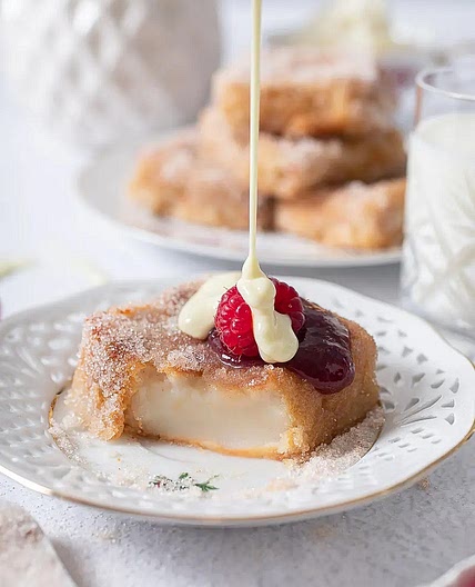 Latte dolce fritto  (gebackene süße Creme)
