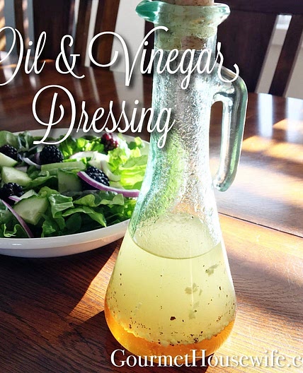 Vinegar and Sugar Salad Dressing plus variations