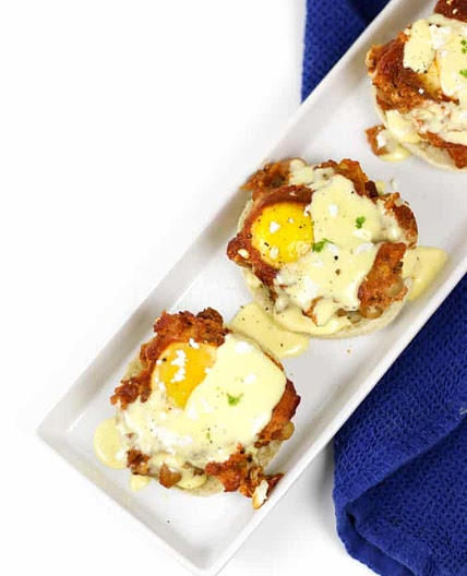 Shakshuka Eggs Benedict