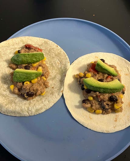 Ground turkey and bean bowl