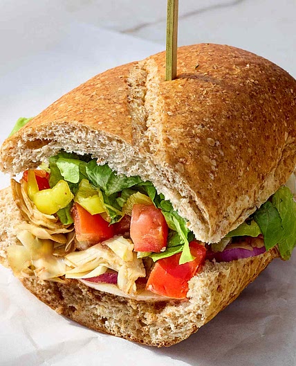 Vegetarian Italian Hoagies