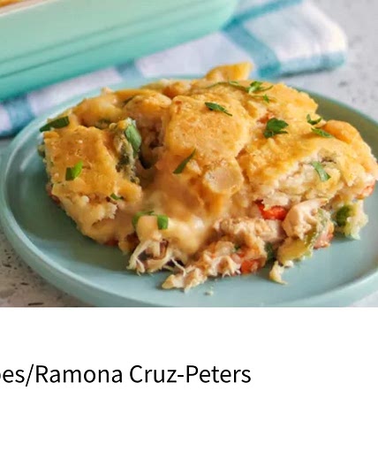Chicken Cobbler with Red Lobster Biscuit Mix