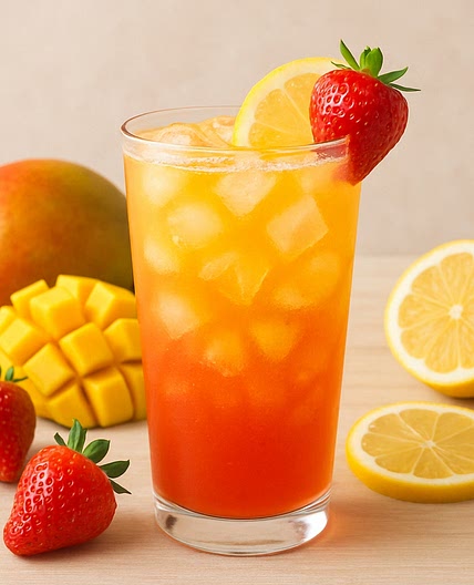 Mango Strawberry Lemonade