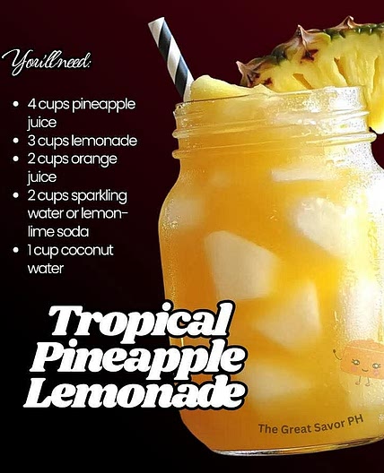 Tropical Pineapple Lemonade