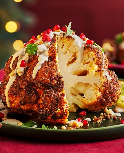 Middle Eastern-style roasted cauliflower