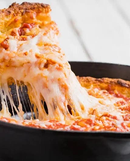 Keto Deep Dish Pizza