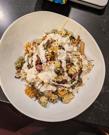 Lawn boy inspired pasta