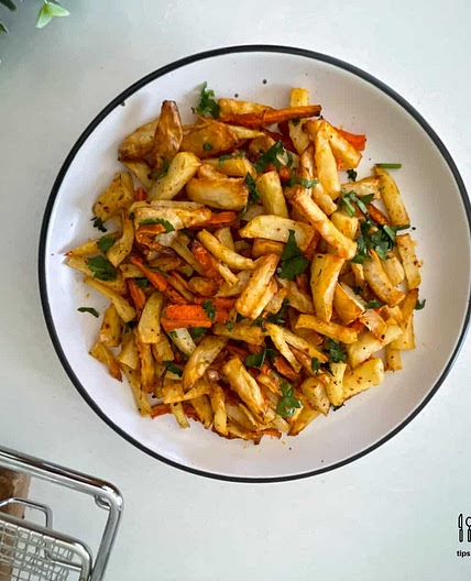 Air Fryer Potatoes and Carrots
