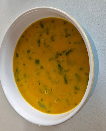 Butternut Squash & Red Lentil soup