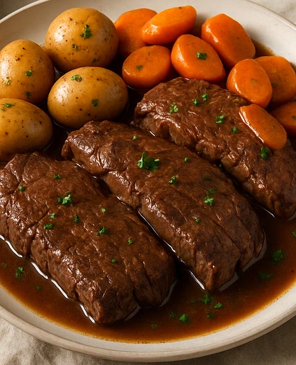 Crockpot Beef (Tender Slow-Cooked Steaks)