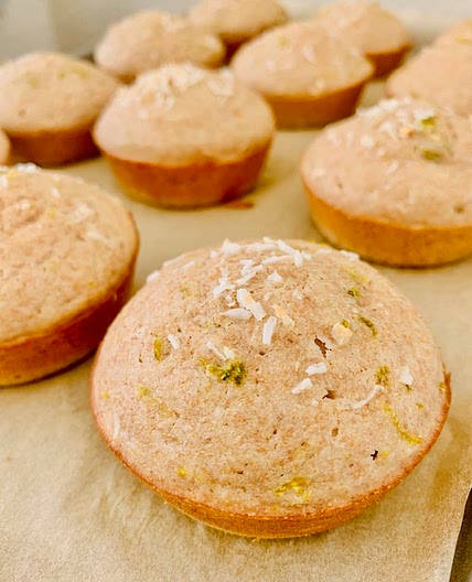 Lime and Coconut Milk Muffins