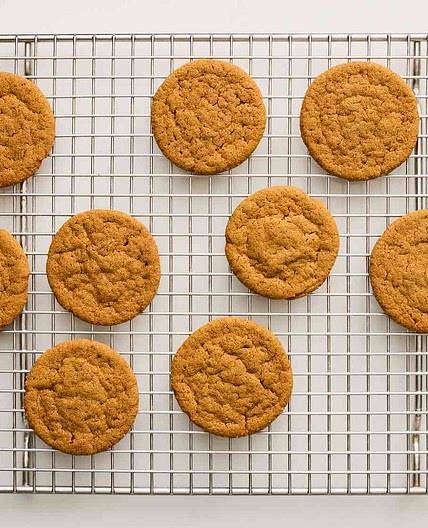Big Soft Ginger Cookies