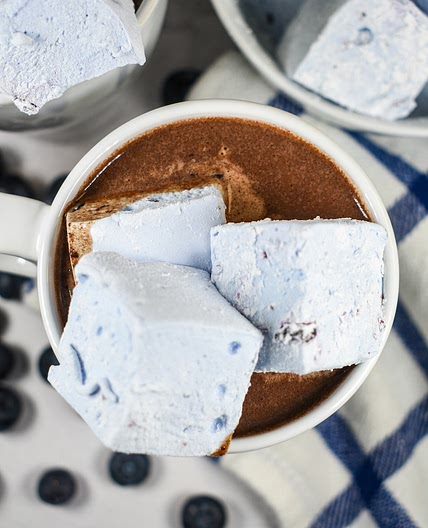 Blueberry Hot Chocolate