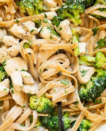 Healthy Chicken Alfredo