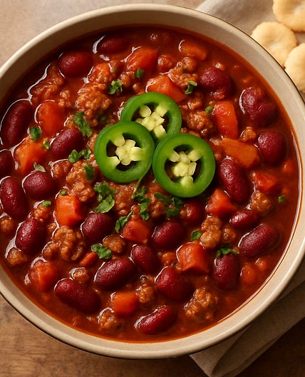 Hearty Chili (Jill’s Recipe)