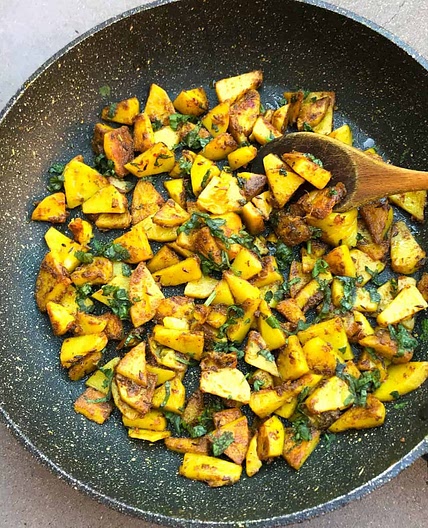Roasted Potato Dried Fenugreek