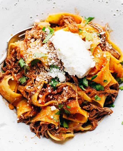 Slow Cooker Beef Ragu with Pappardelle