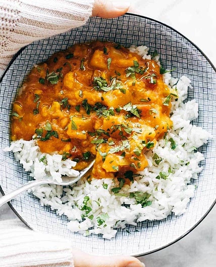 Instant Pot Cauliflower Curry