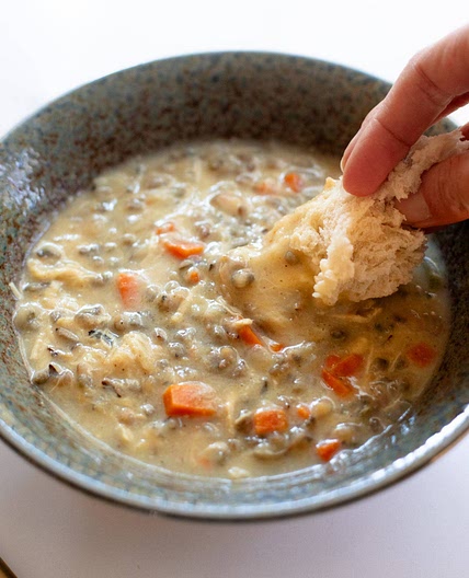 Crockpot Chicken Wild Rice Soup