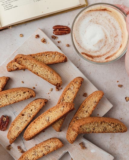 Brown Butter Pecan Biscotti