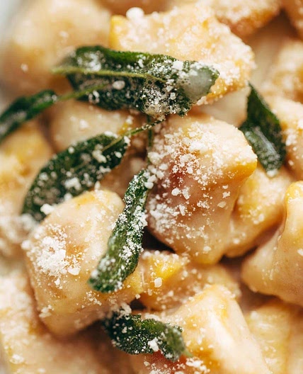 Pumpkin Gnocchi with Sage Butter Sauce