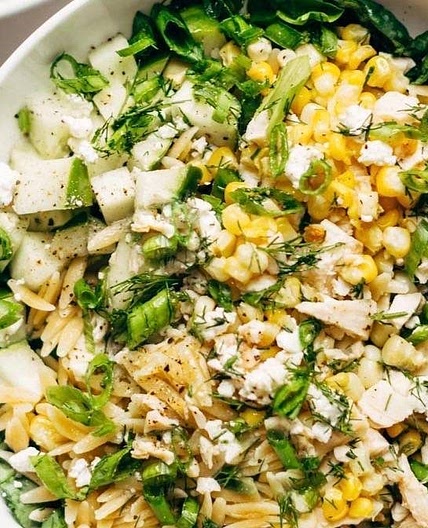 Zippy Orzo Summer Salad