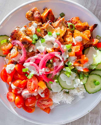 Healthy Buffalo Chicken Bowls