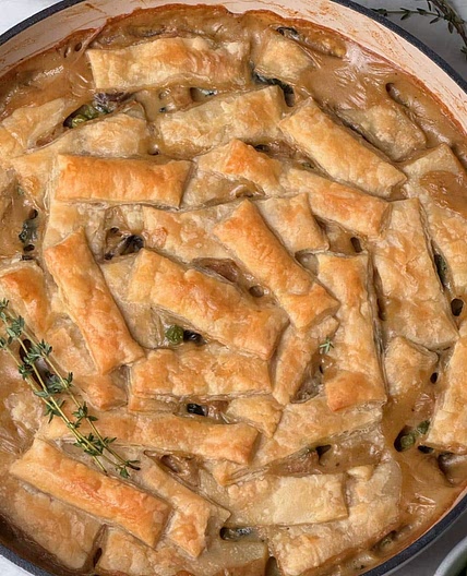 Vegan Chicken And Mushroom Pie