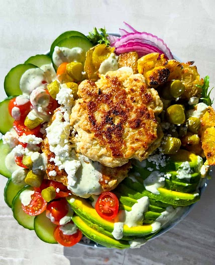 Healthy Burger Bowls