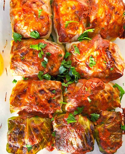 Malfouf (Lebanese Cabbage Rolls)