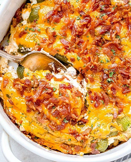 Jalapeño Popper Chicken Casserole