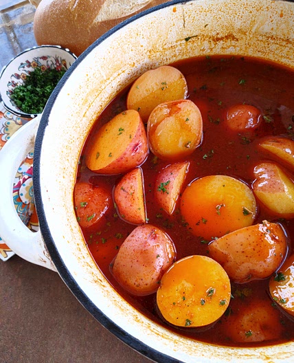 BBQ Boiled Potatoes
