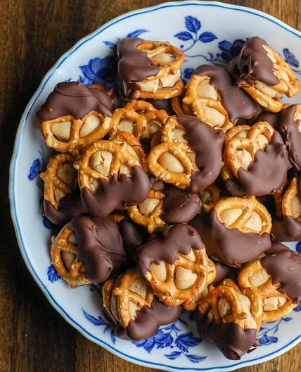 Peanut Butter Pretzel Buckeyes