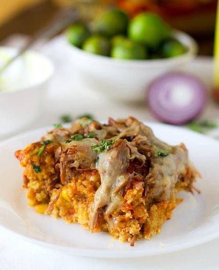 Carnitas Tamale Pie