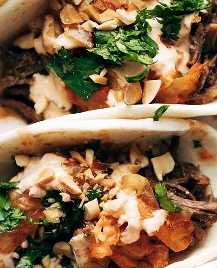 Instant Pot Korean Beef Tacos