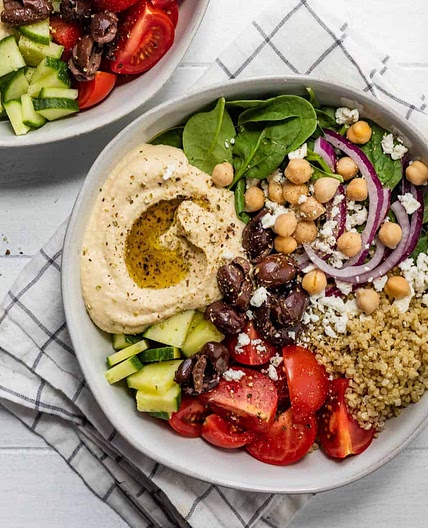 Mediterranean Hummus Bowl