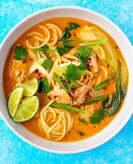 Thai Noodle Soup with Chicken