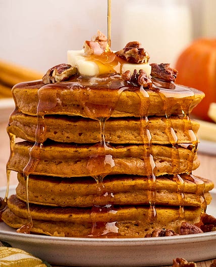 Fluffy Pumpkin Pancakes