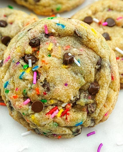Chocolate Chip Funfetti Cookies