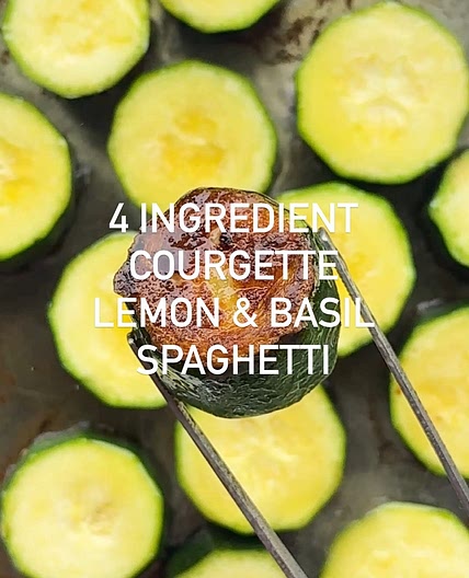 Courgette Lemon & Basil Spaghetti