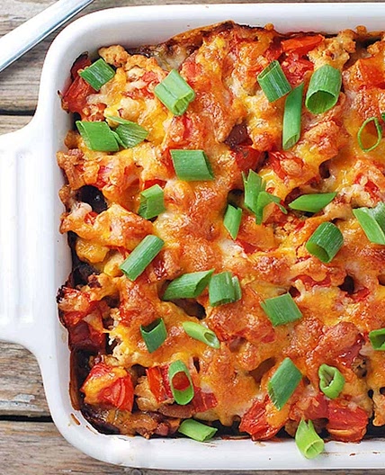 Southwest Black Bean Casserole