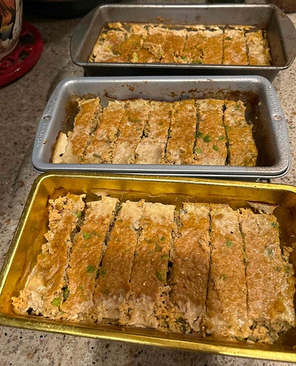 Dog food Turkey and Pumpkin Meatloaf