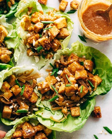 Firecracker Vegan Lettuce Wraps