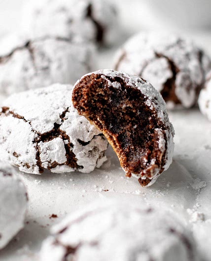 Chocolate Espresso Amaretti Cookies