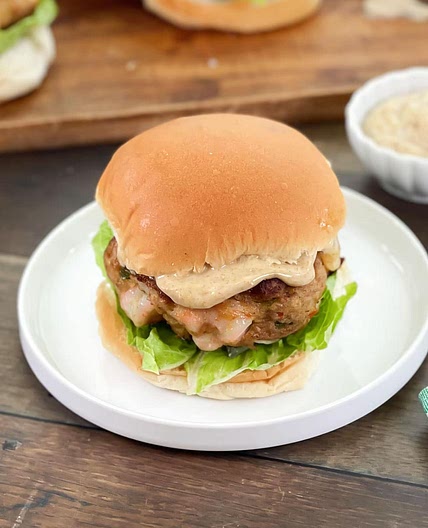 Shrimp Burger with Creole Mayo Recipe