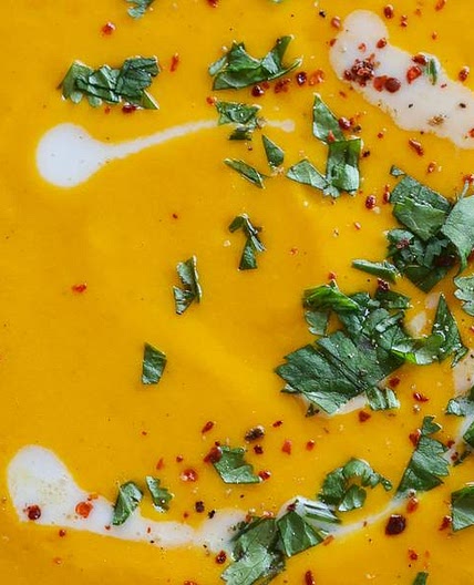 Chilled Carrot Ginger Soup