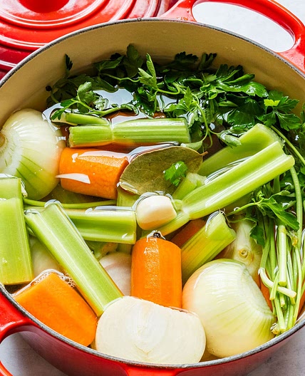 Simple Vegetable Stock (Two Ways)