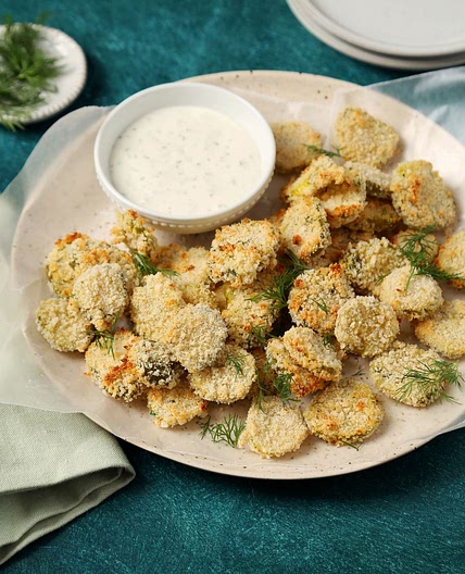 Oven-Fried Pickles