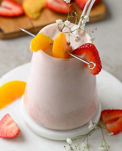 Strawberry Peach Smoothie
