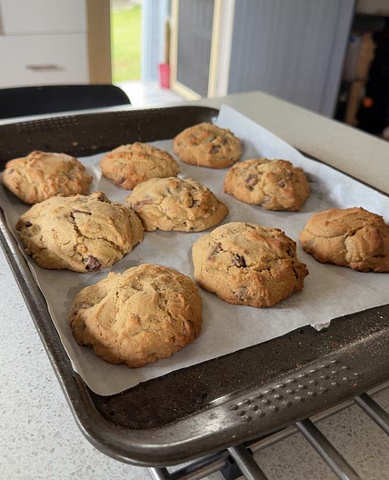 Bakery Style Choc-Chip Cookies